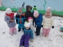 Zajączki - zabawy na śniegu